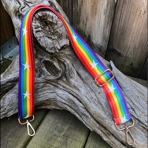 Rainbow Adjustable Replacement Bag Purse Shoulder Crossbody Strap